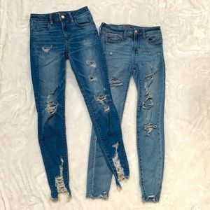 American Eagle Jean Lot (Size 0)